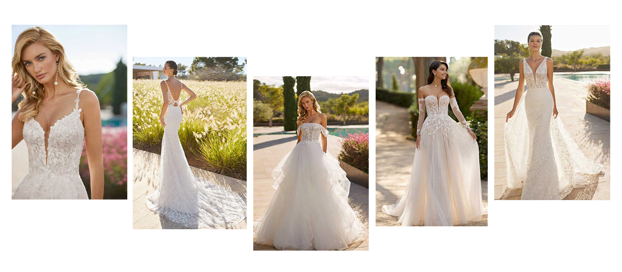 5 different wedding dresses 5 different wedding dresses